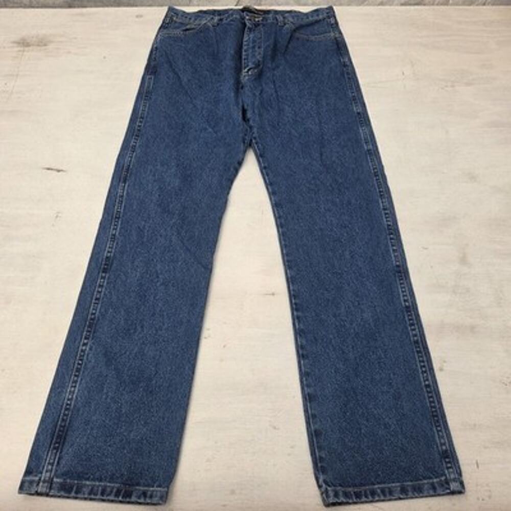 Wrangler George Strait Collection Cowboy Cut Jeans Blue 35x34 1013MGSHD